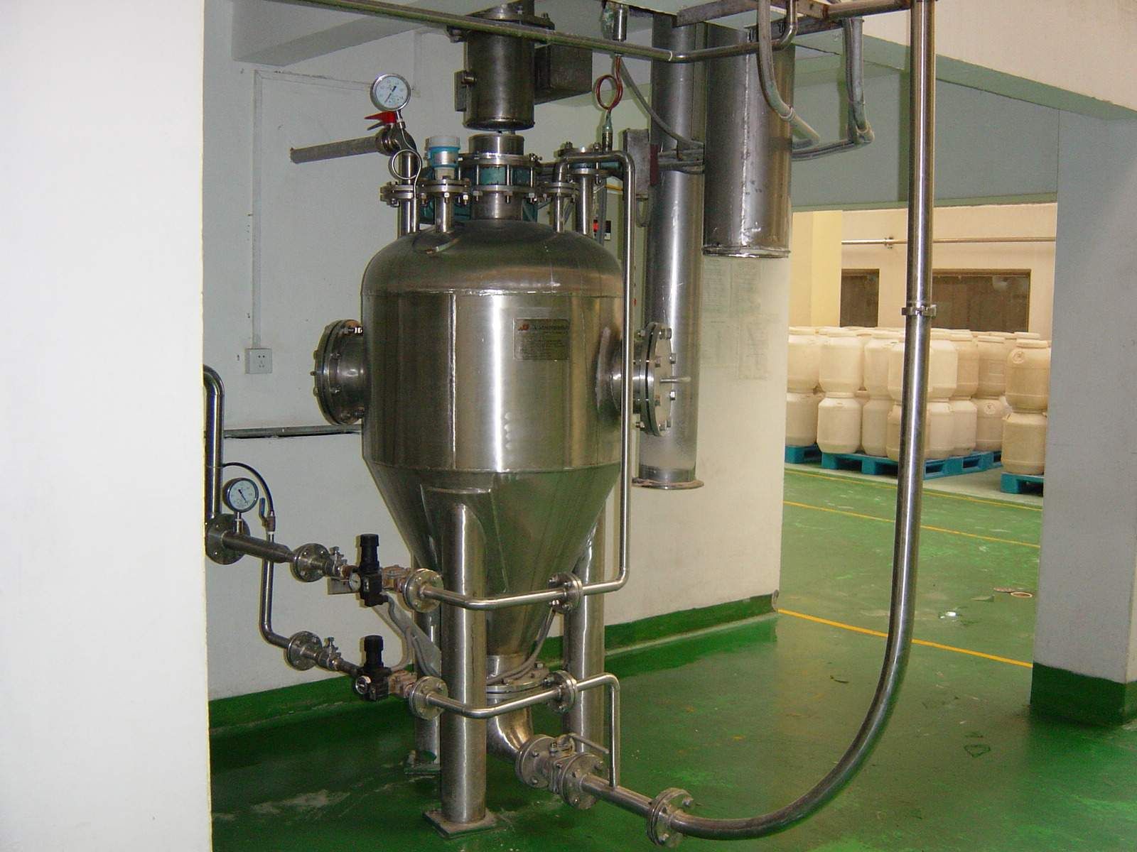 雀巢集團(tuán)上海太太樂食品公司顆粒雞精-高湯精-海鮮精-蘑菇精-蛤蜊精脈沖料栓密相低速倉(cāng)泵3號(hào)線